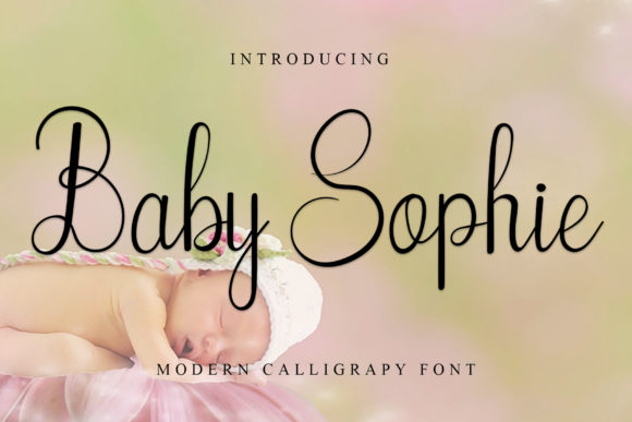 Baby Sophie Font Poster 1