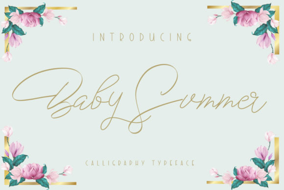 Baby Summer Font