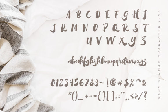 Baby Sunday Font Poster 9