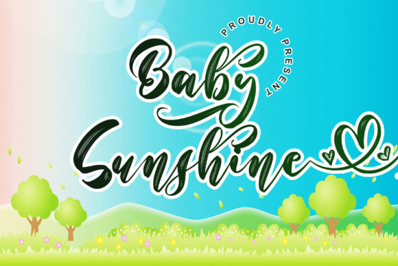 Baby Sunshine Font Poster 1