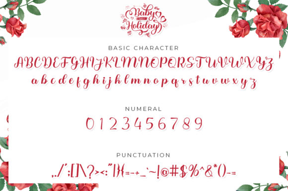 Baby Sweet Holliday Font Poster 2