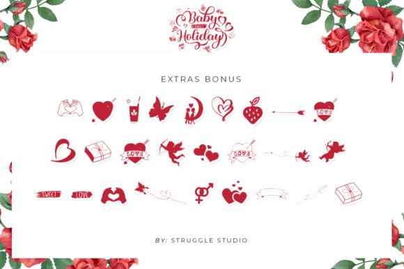 Baby Sweet Holliday Font Poster 5