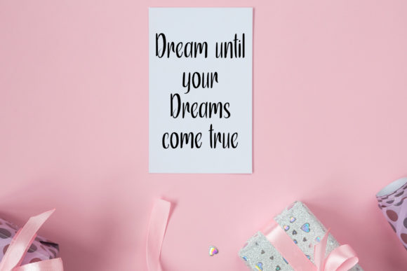 Baby Teacher Font Poster 4