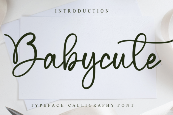 Babycute Font Poster 1