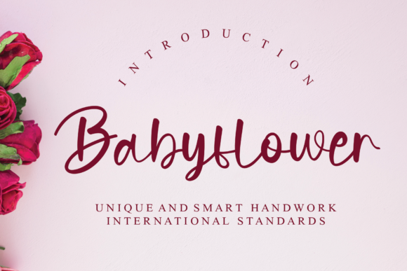 Babyflower Font Poster 1