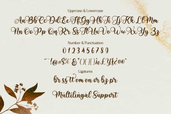 Babylone Script Font Poster 5