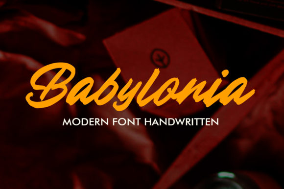 Babylonia Font Poster 1