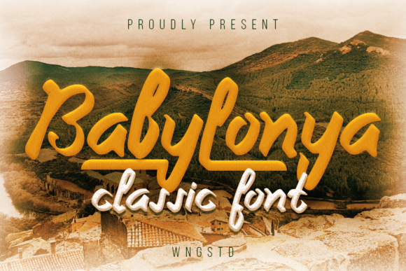 Babylonya Font Poster 1