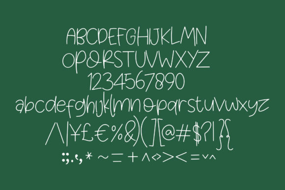 Back to School Font Poster 4