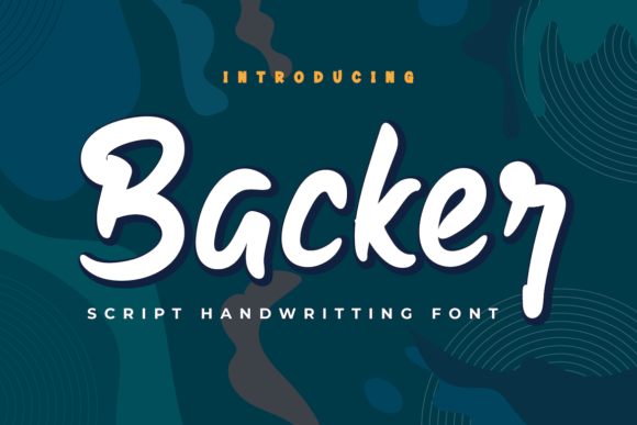 Backer Font