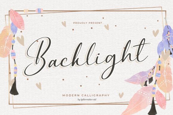 Backlight Font