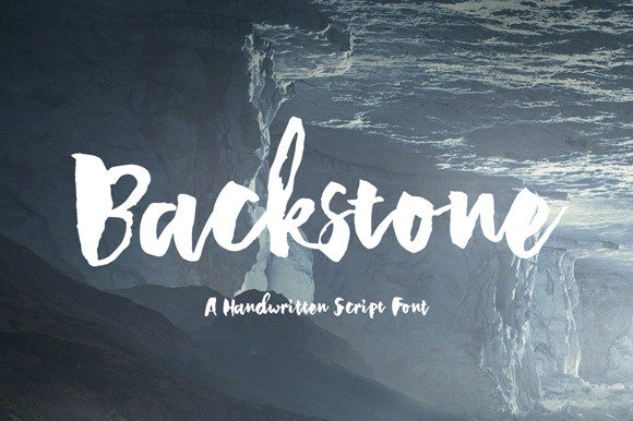 Backstone Font Poster 1