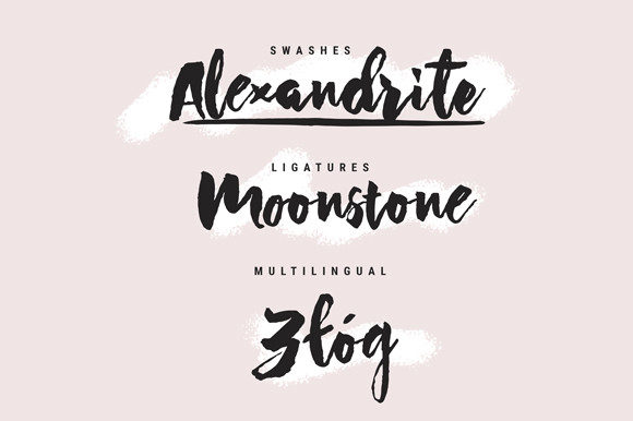 Backstone Font Poster 7
