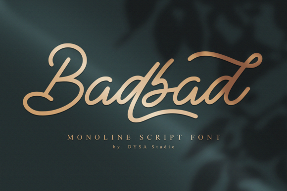Badbad Font Poster 1