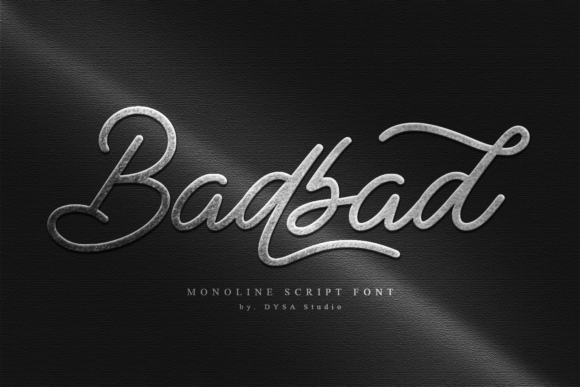 Badbad Font Poster 9