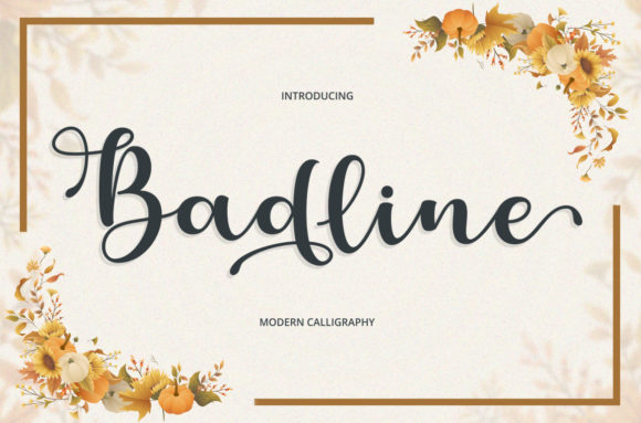 Badline Font Poster 1