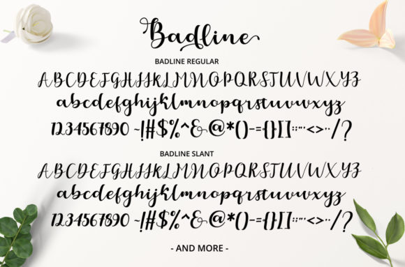 Badline Font Poster 12
