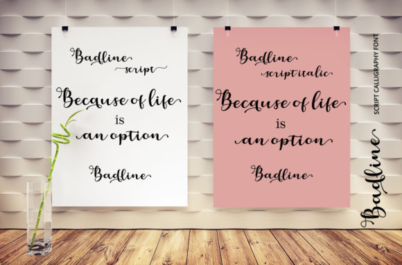 Badline Font Poster 8