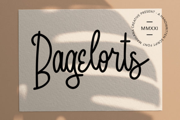 Bagelorts Font Poster 1