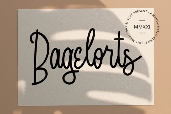 Bagelorts Font Bagelorts Font Poster 1