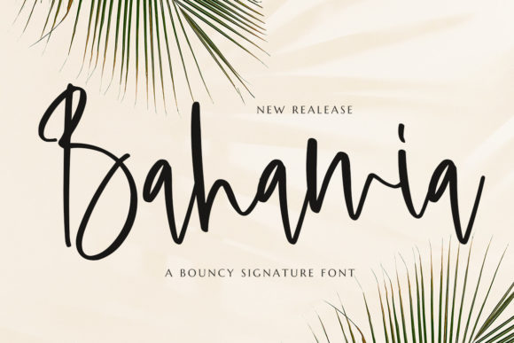 Bahamia Font Poster 1