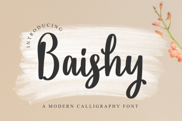 Baishy Font Poster 1