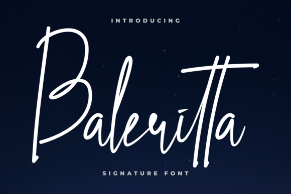 Baleritta Font Poster 1