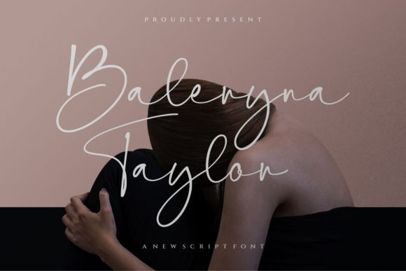 Baleryna Taylor Font Poster 1
