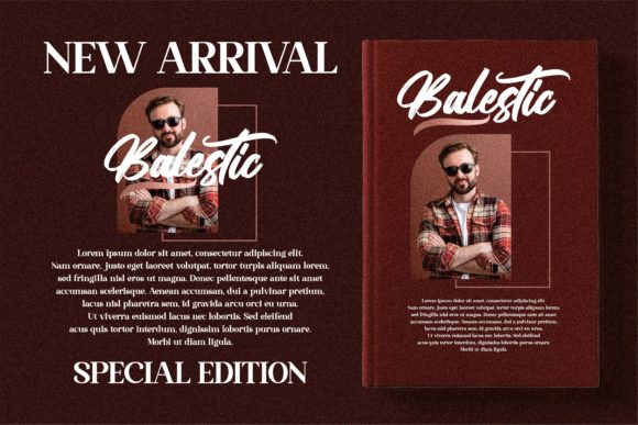 Balestic Font Poster 16