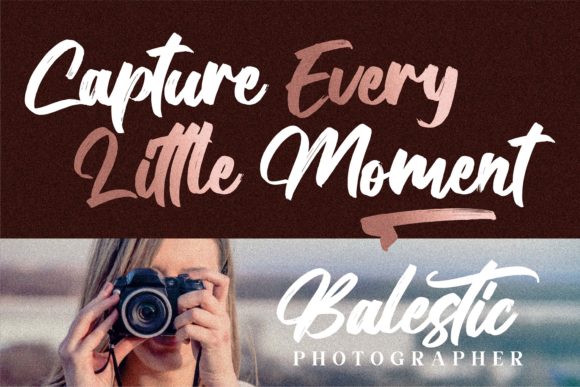 Balestic Font Poster 7