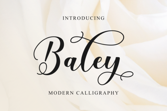 Baley Font Poster 1