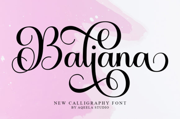 Baliana Font Poster 1