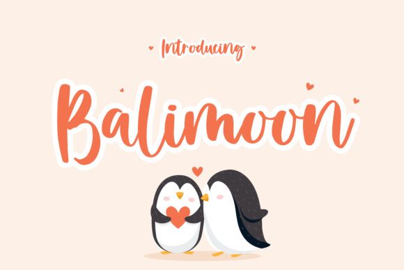 Balimoon Font Poster 1