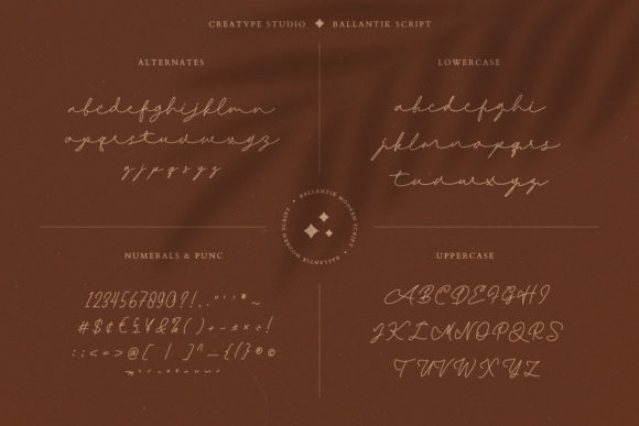 Ballantik Font Poster 8