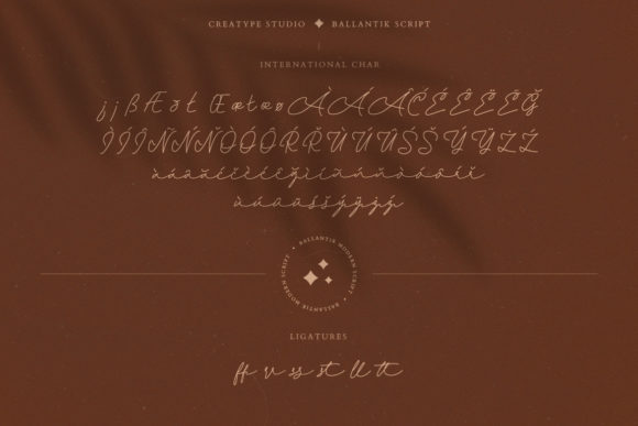 Ballantik Font Poster 9