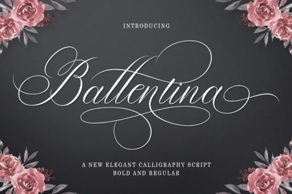 Ballentina Font Poster 1