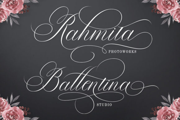Ballentina Font Poster 2