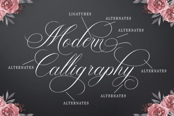 Ballentina Font Poster 5