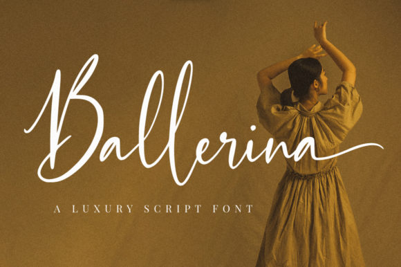 Ballerina Font Poster 1