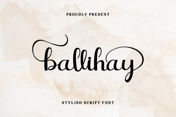 Ballihay Font Poster 1