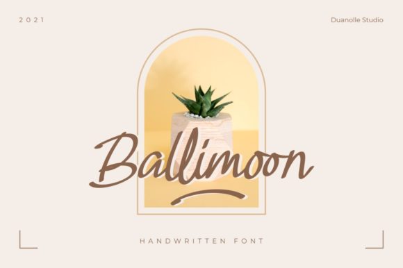 Ballimoon Font Poster 1