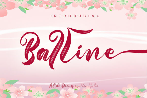 Balline Font Poster 1