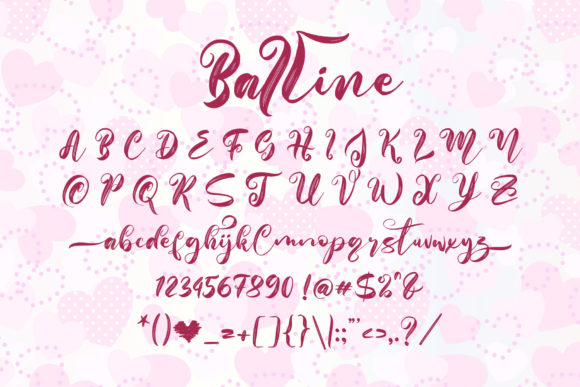 Balline Font Poster 7