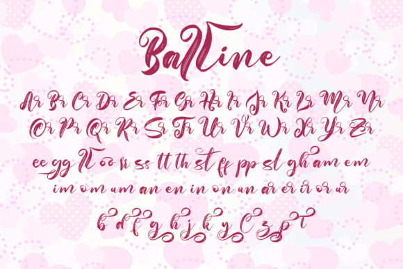 Balline Font Poster 8