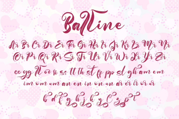 Balline Font Poster 8