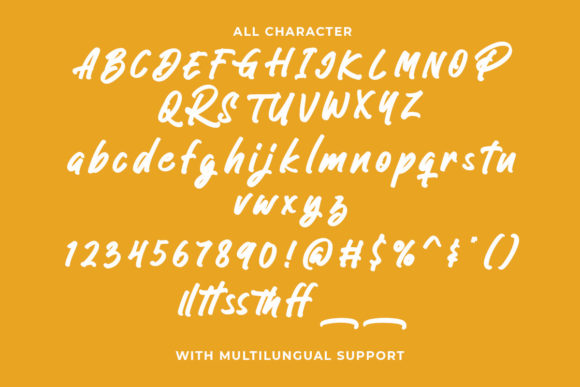 Ballistic Font Poster 8