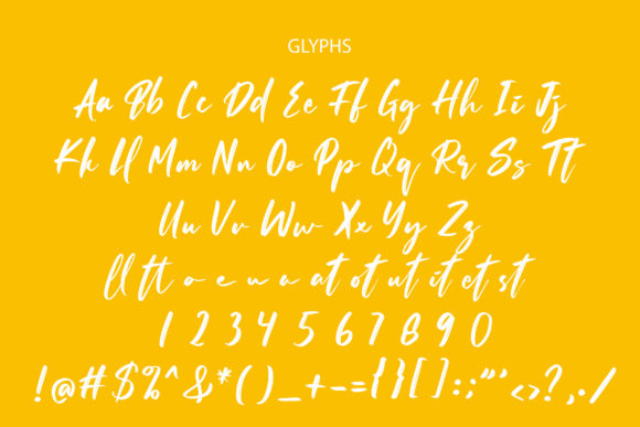 Ballitina Font Poster 8