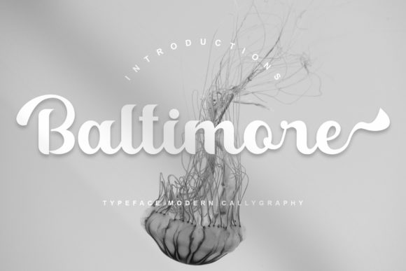 Baltimore Font Poster 1