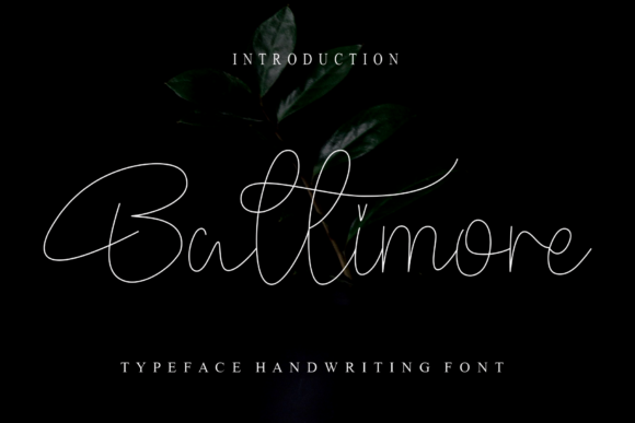 Baltimore Font