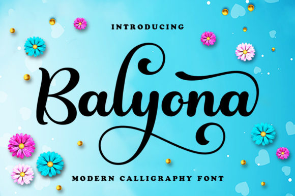 Balyona Font Poster 1